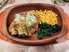 サイゼリヤのディアボラ風ハンバーグ